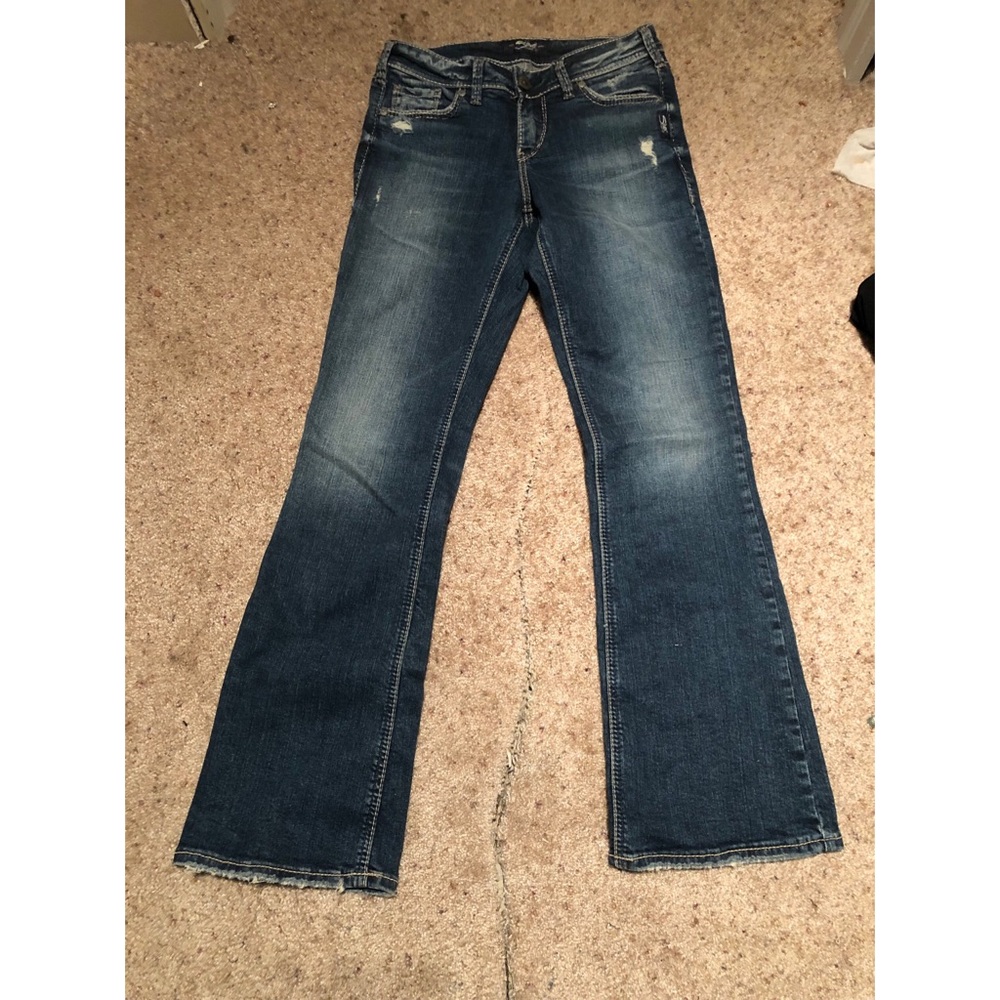 Silver Bootcut Jeans